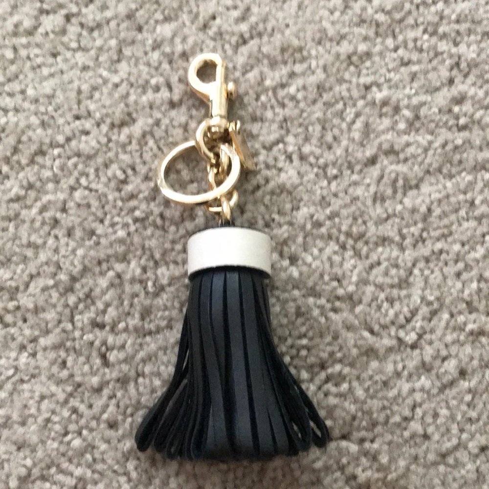 Coach bag tassel/key ring